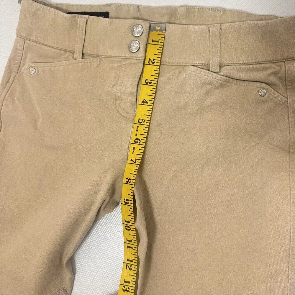Ariat Pants Women 28R Khaki Tan Heritage Equestrian Horse Back Riding Br… - Image 10
