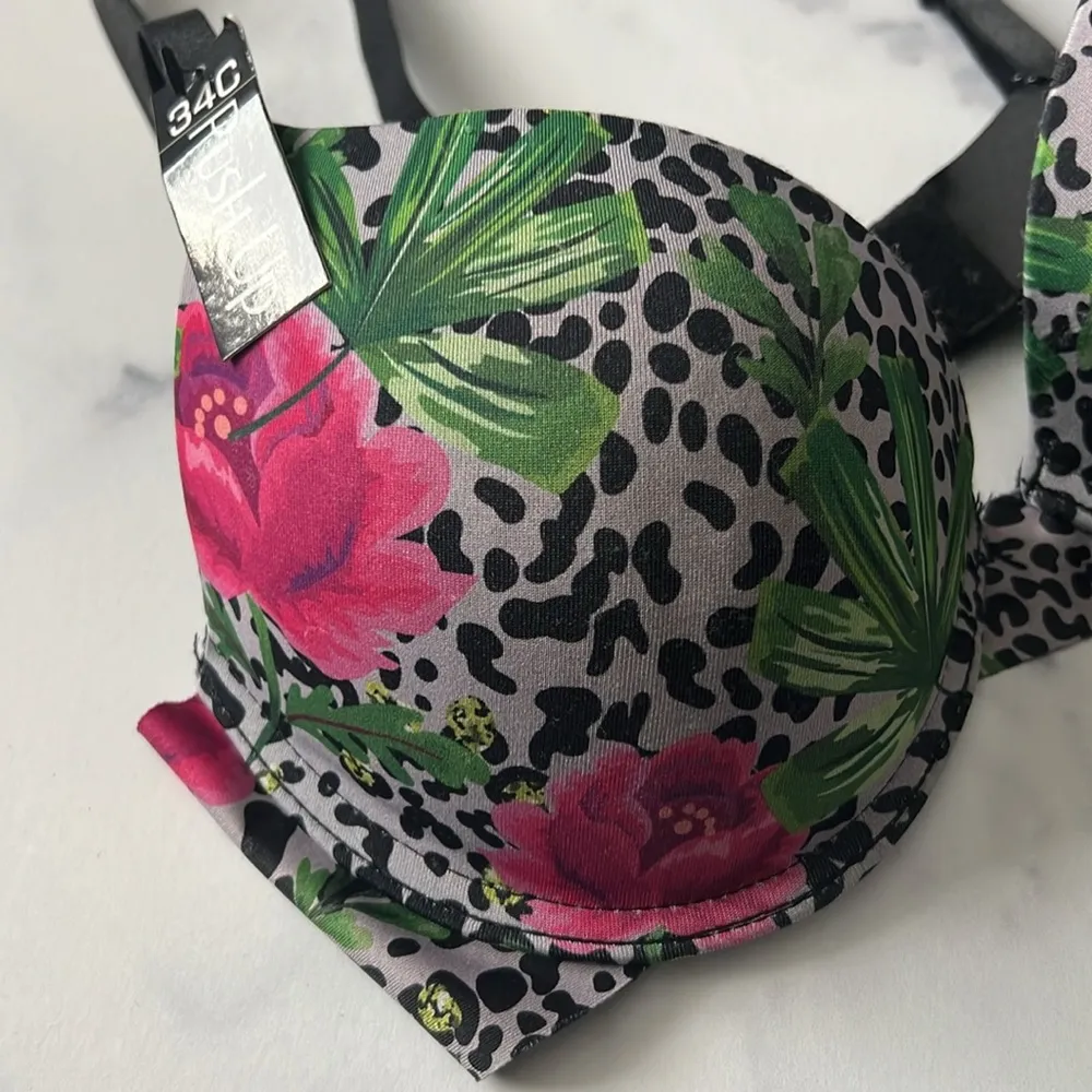 Catherine Malandrino Push Up Bra, Size 34C, Style BR3-CM045 New w/Tag Retail $48 - Image 3