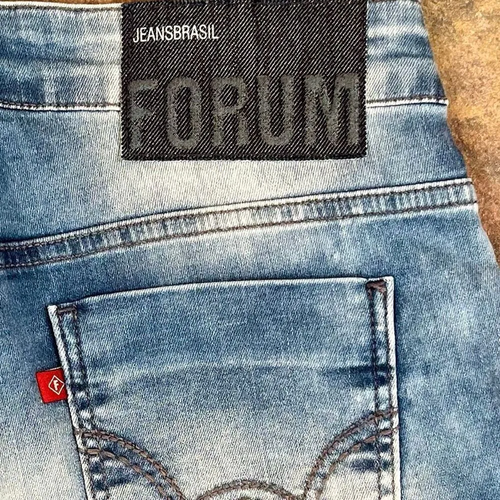 Forum Marisa Jeans Brasil Skinny Jeans 42 Blue - Image 12