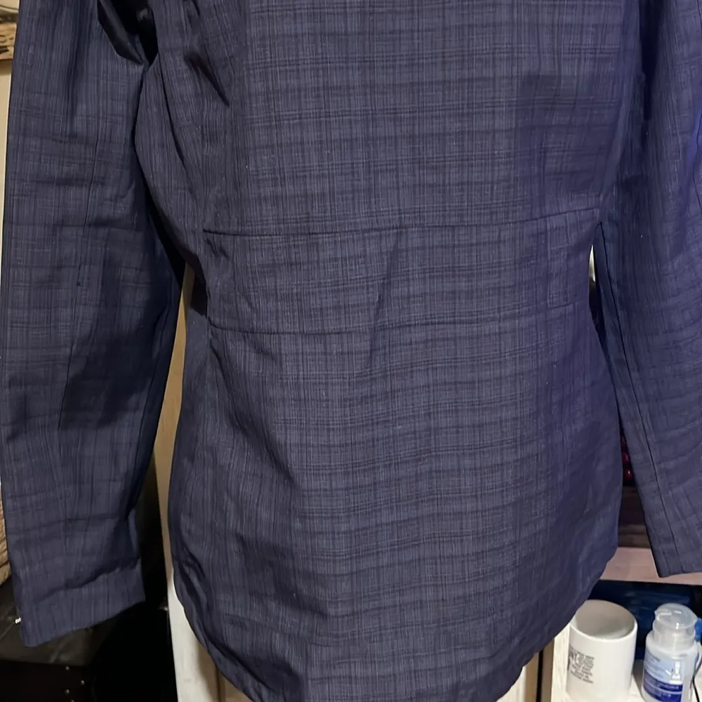 REI E1 Elements Rain Jacket Women's L purple Full Zip Size L - Image 8