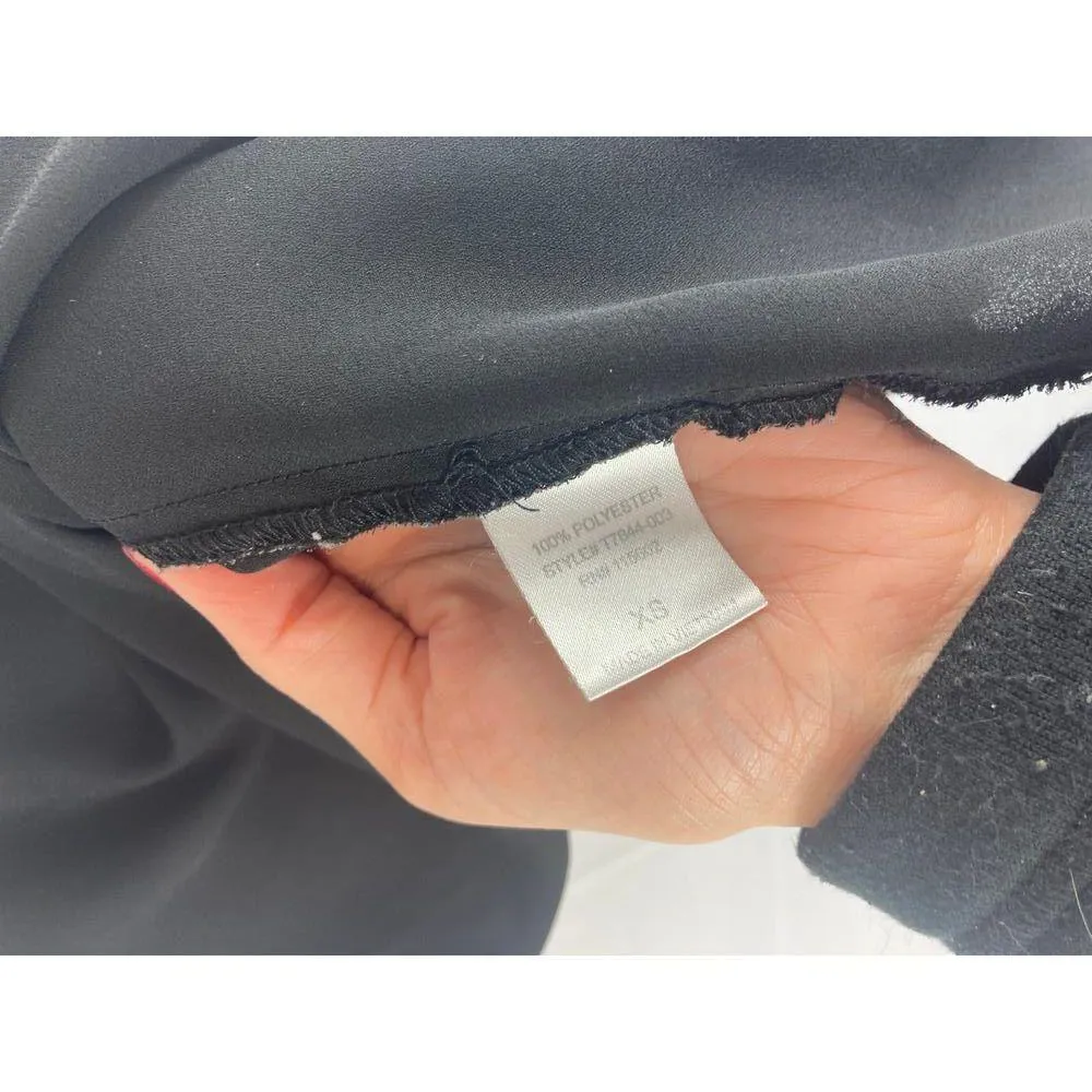 Lush Chiffon Scoop Neck Sleeveless flow Blouse XS - Image 3