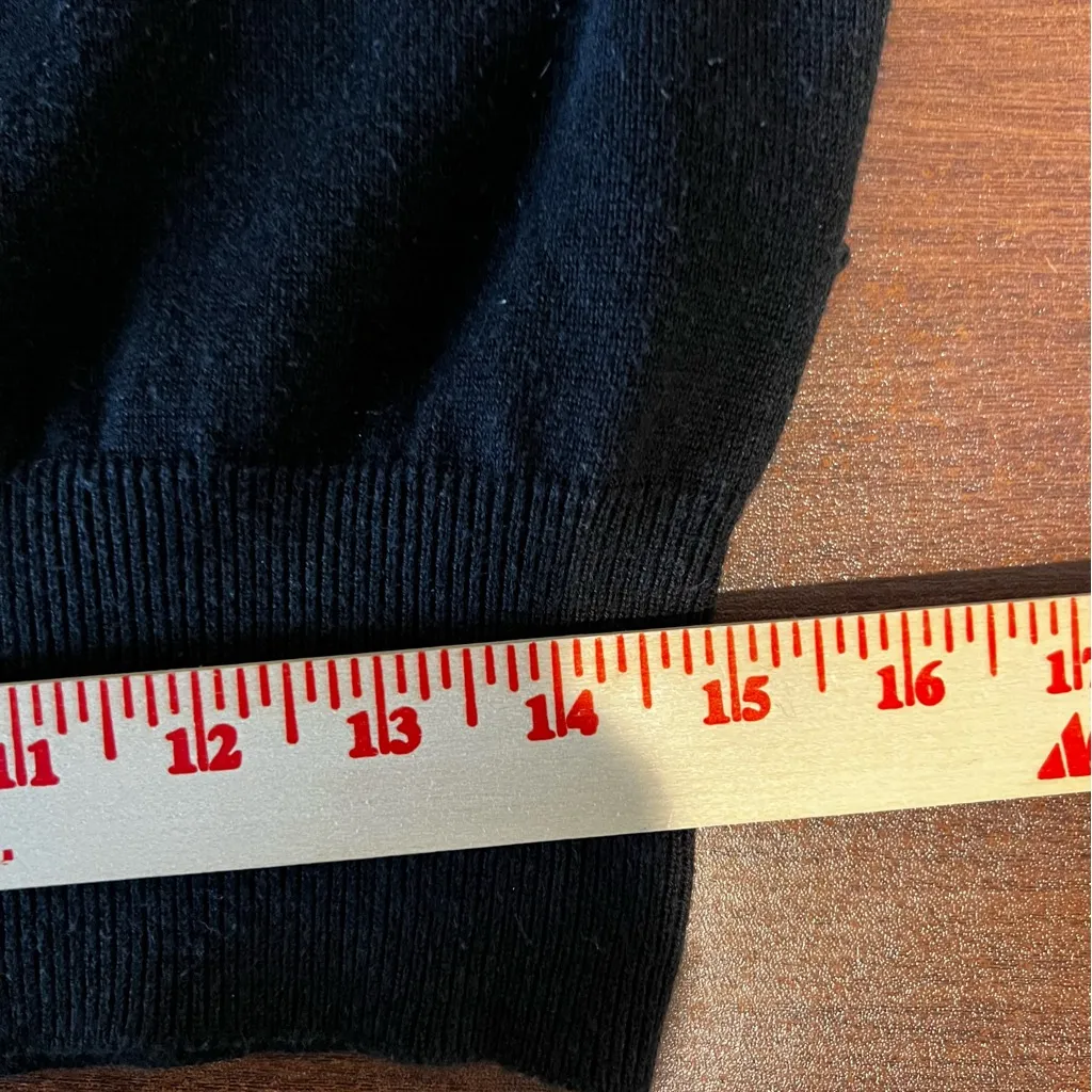 Vintage Breckenridge Cardigan Black Paisley Bobble Embellishing 80s Cottagecore - Image 11