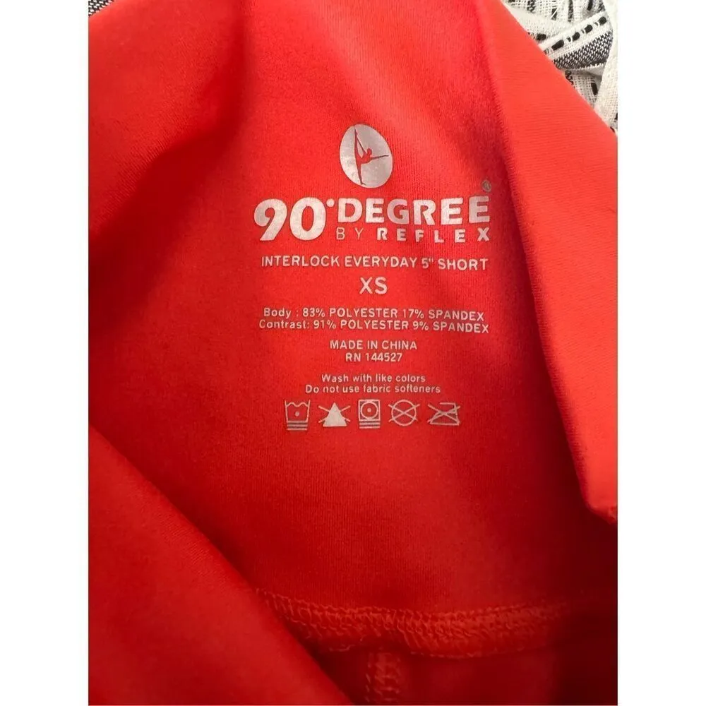 90 degree by reflex bike shorts size XS Red - Image 3