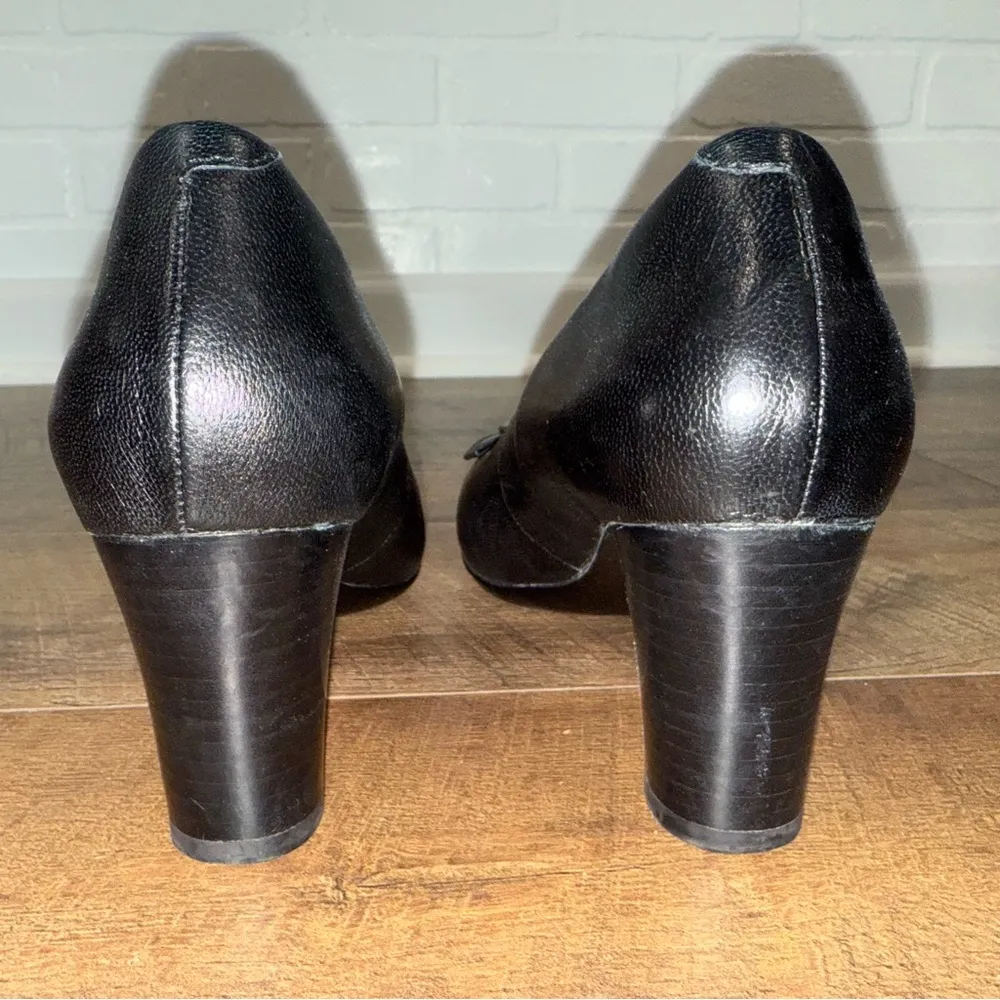Clarks Leather Bow Heels - Image 7