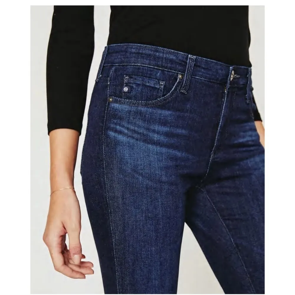 AG Adriano Goldschmied Knit Luxe Denim The Legging Super Skinny Size 27R - Image 3