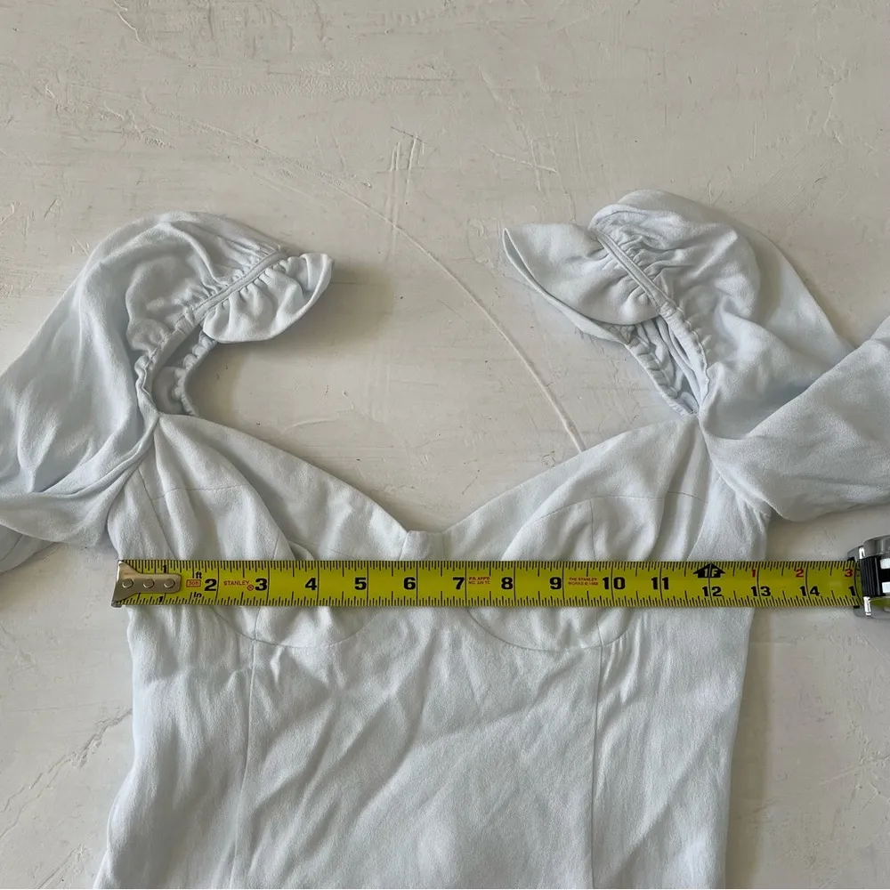 ARITZIA Wilfred Novella Dress Baby Blue Size 4 - Image 7