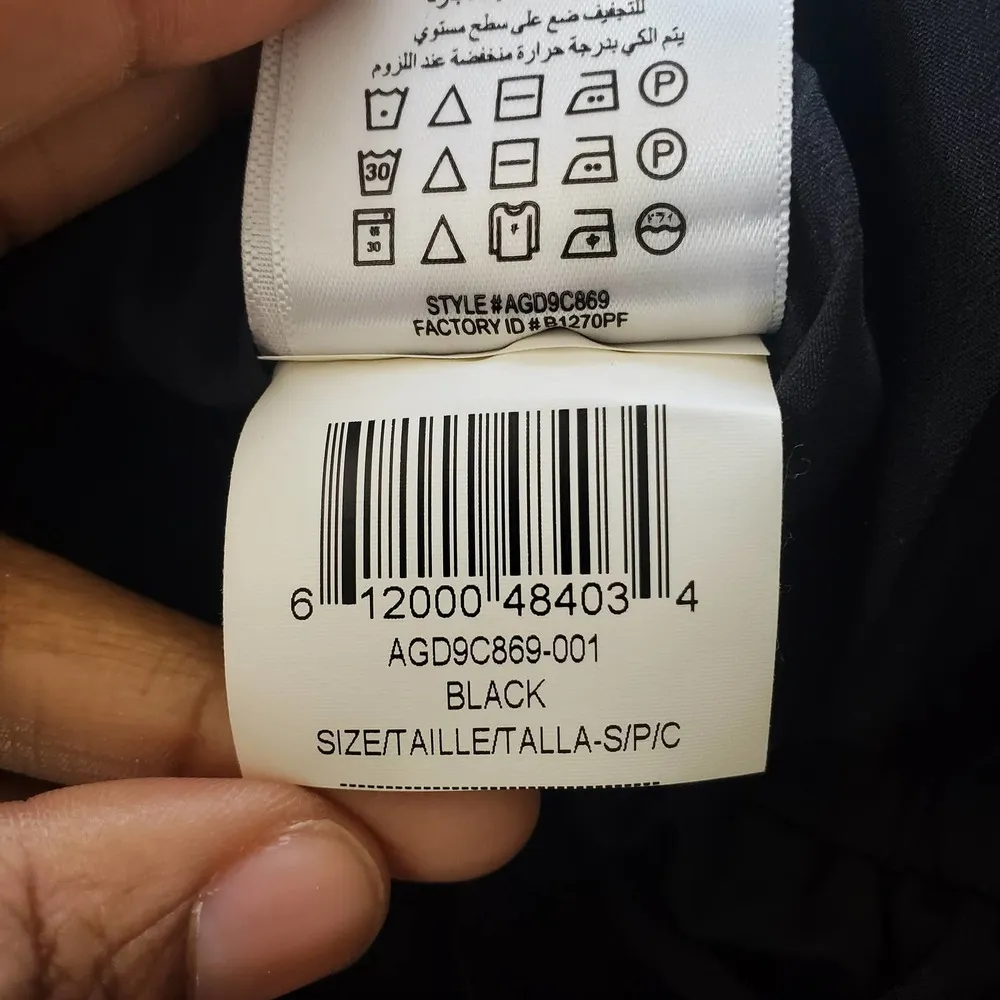 BCBGeneration Black Spaghetti Strap Tiered Shimmer Romper S - Image 12