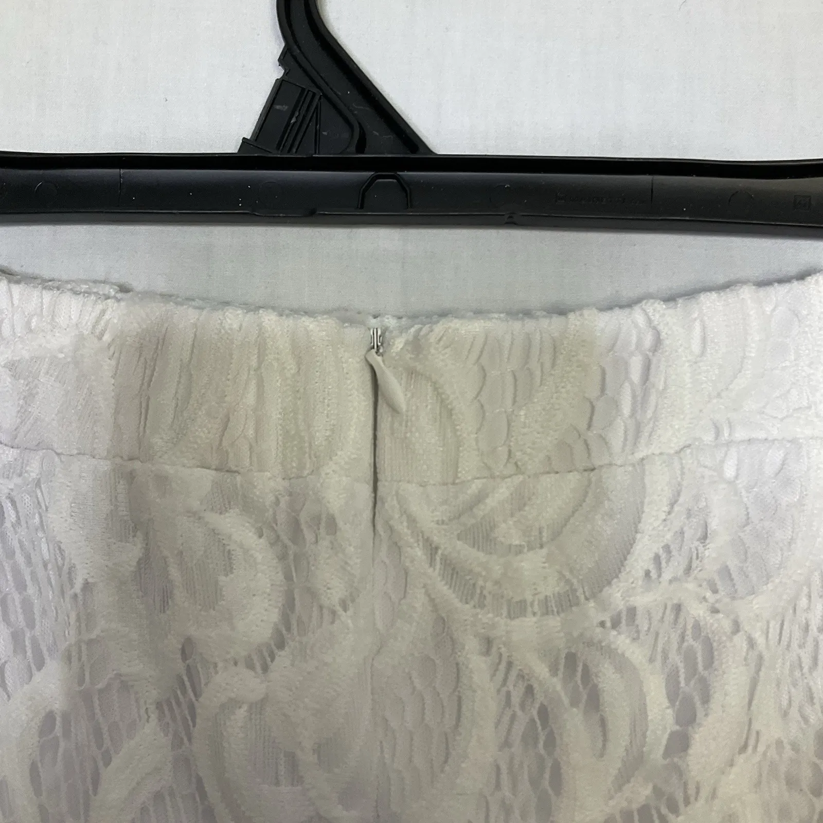 Vintage White Lace Maxi Skirt Boho Cottagecore‎ Fairycore Bridal Whimsy M Size M - Image 3