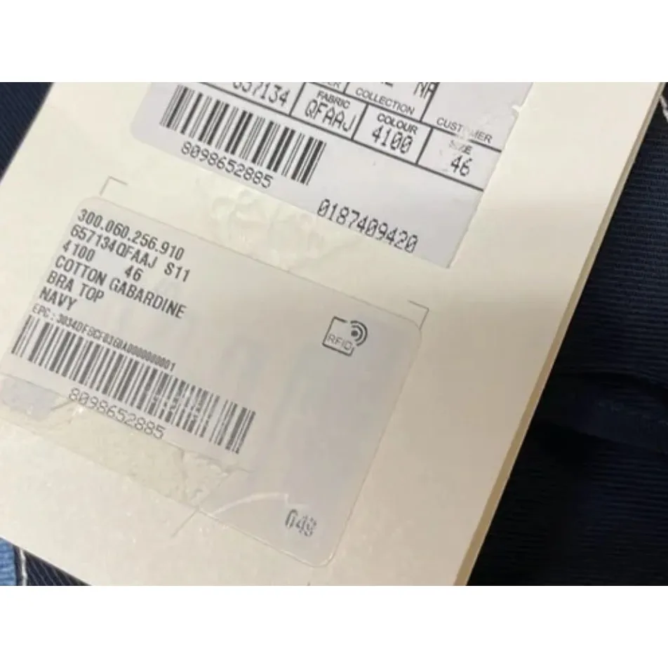 Alexander McQueen Midnight Blue crop top - Image 6