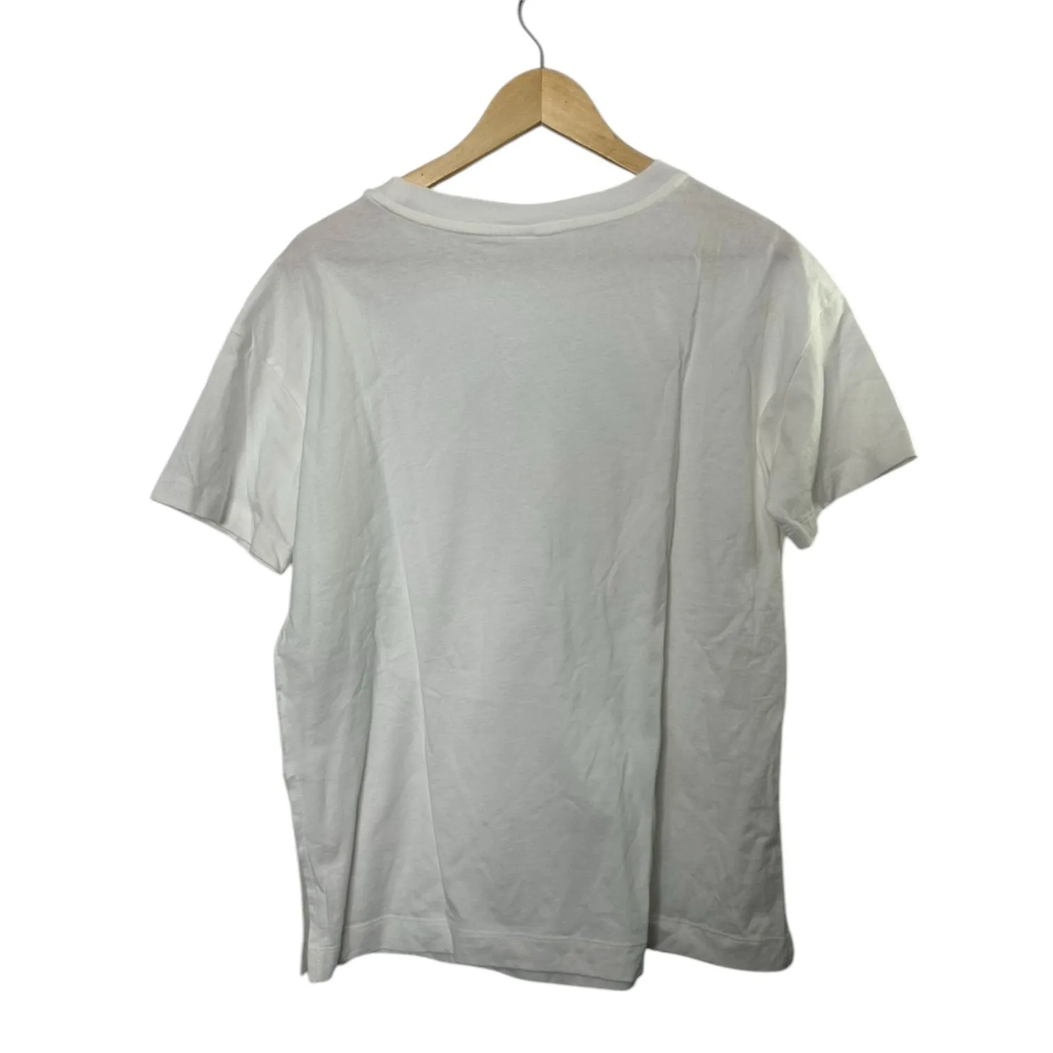 Old Navy White Short Sleeve T-Shirt STAY PALM Graphic T Women's XS Petite NEW - Image 3