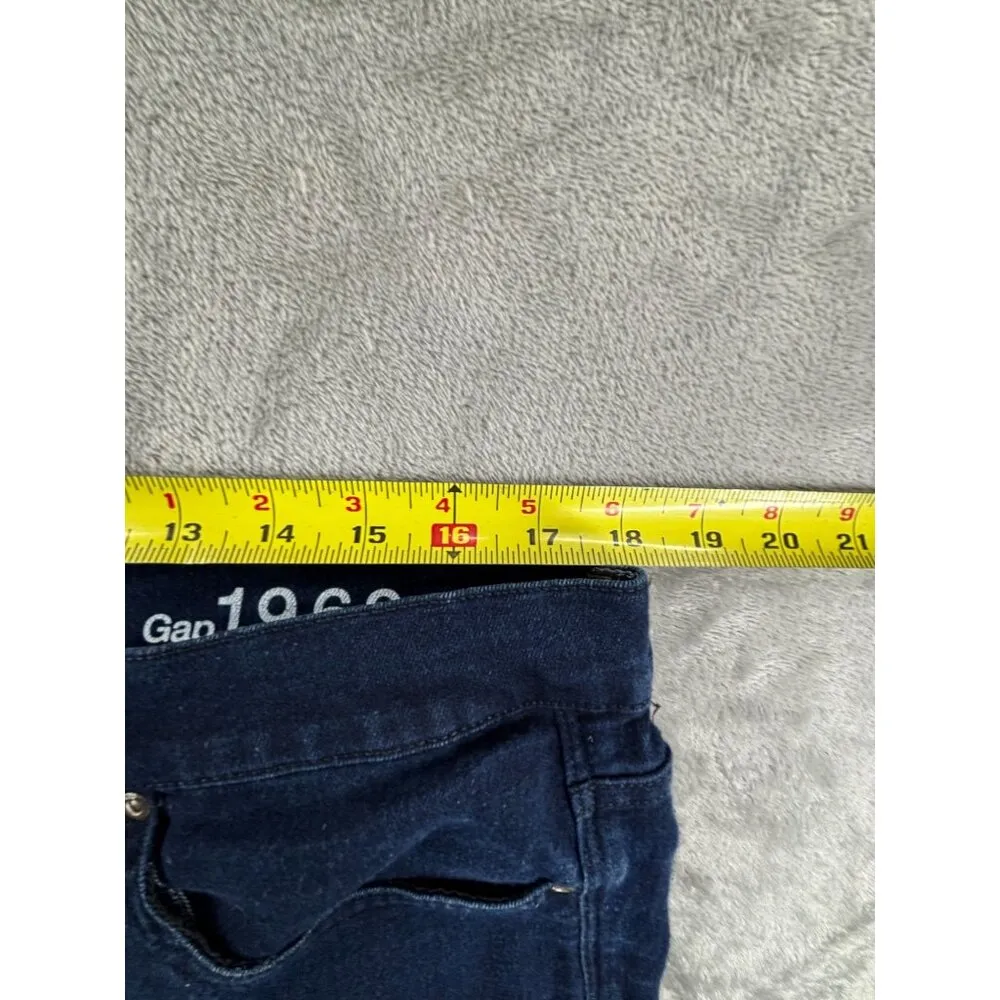 Gap 1969 Legging Jean Womens 33/16 Blue Denim - Image 7