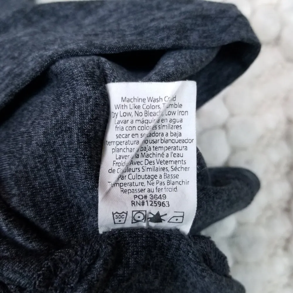 Beyond Yoga Spacedye Double Up Racer Tank Charcoal Black Sz Small - Image 9