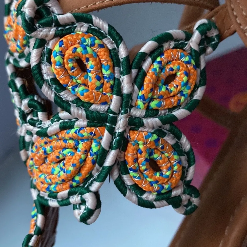 Tory Burch Palisade Gladiator Woven Sandals Pallisade Vacation Resort‎ Cruise 10 - Image 10