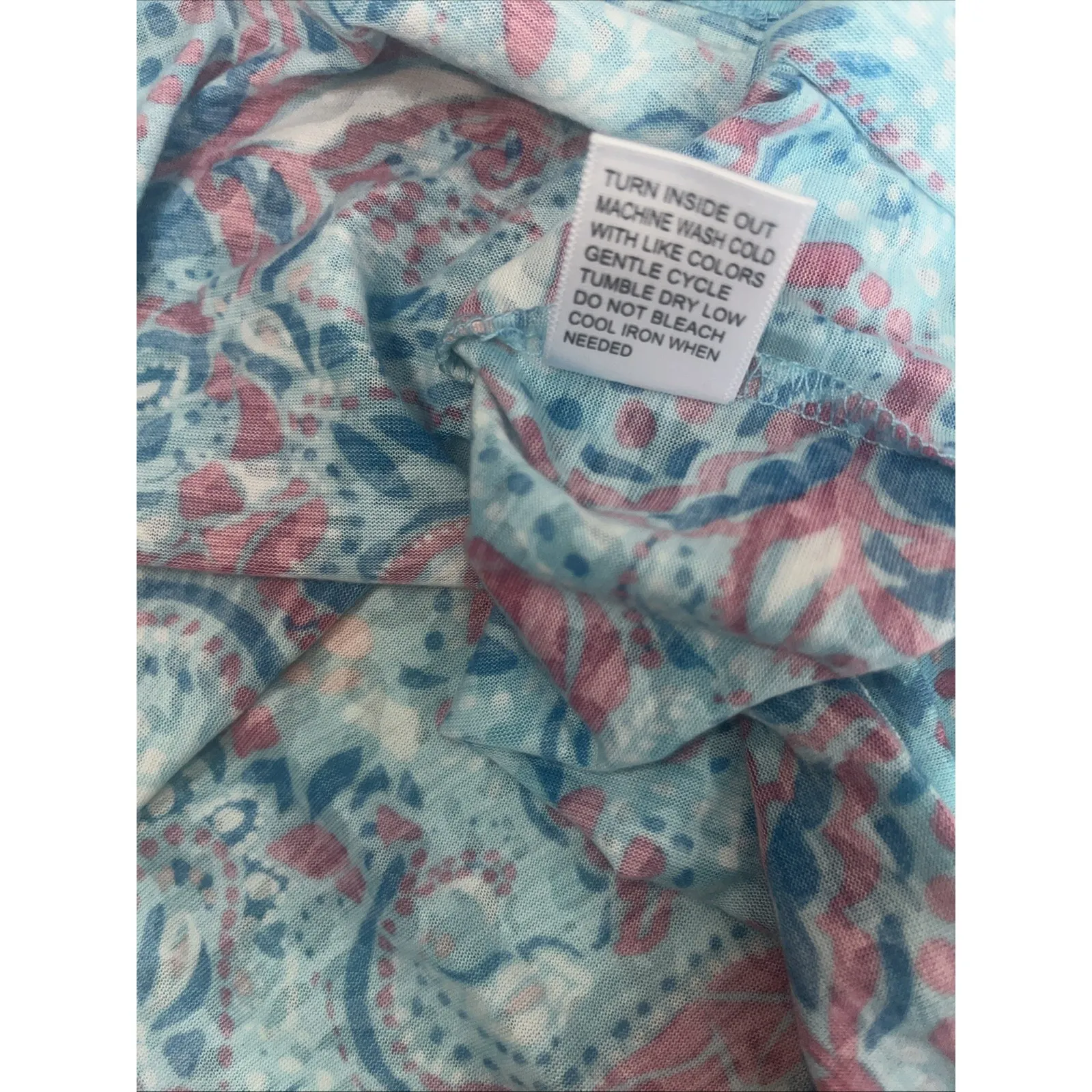 Casey Key Women's Boho Casual Lightweight Resortwear 3/4 Sleeve Top Size Large - Image 10