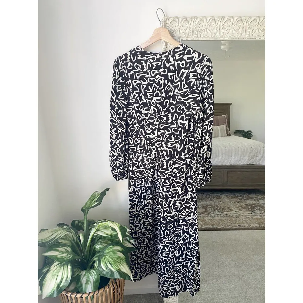Zara Printed Midi Dress - Image 14