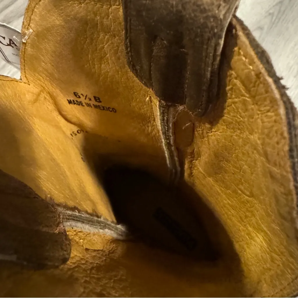 Cavender’s NWT women’s brown cowgirl boots size 6.5 - Image 5