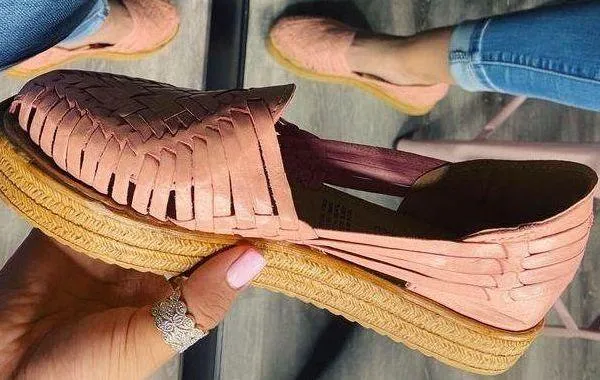 Pink Slip Ons Size 6 - Image 2