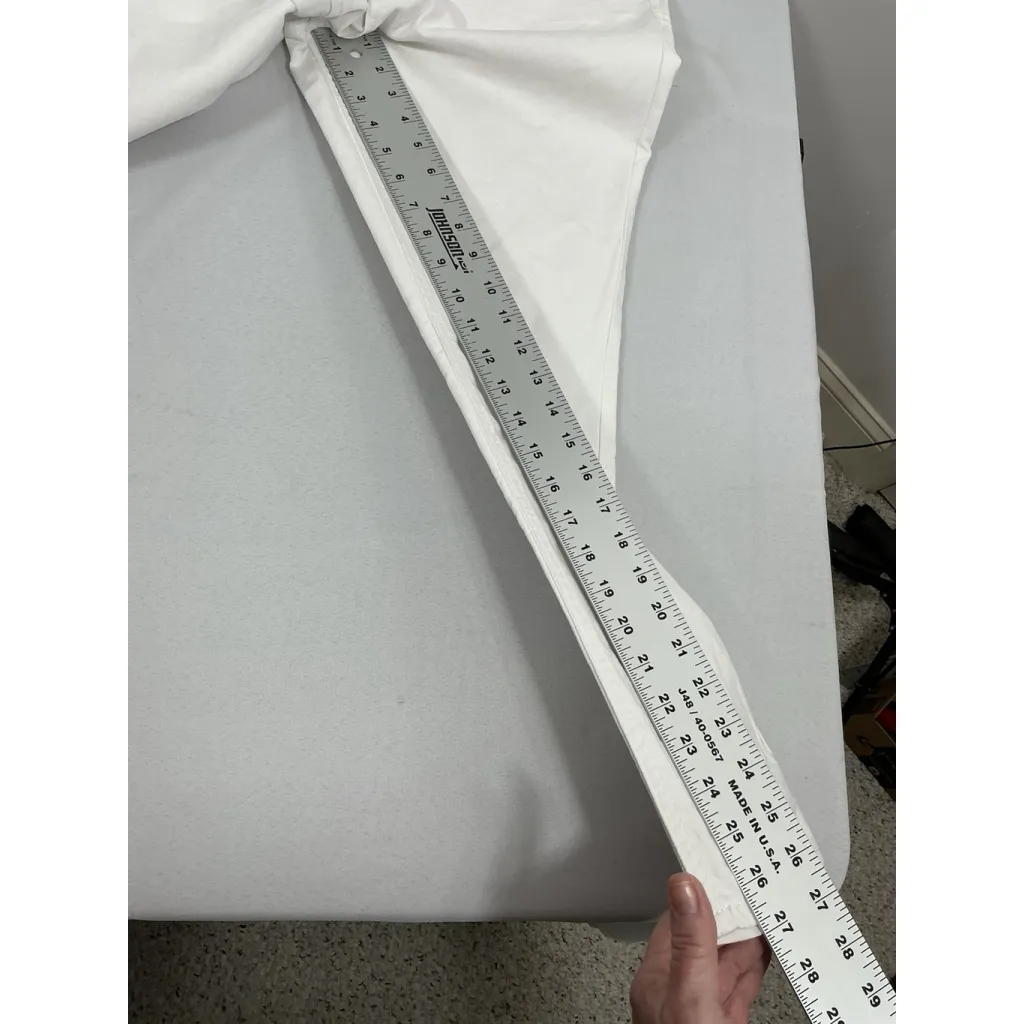 Womans Excellent Condition Angels Forever Young Jeans 12 White - Image 8