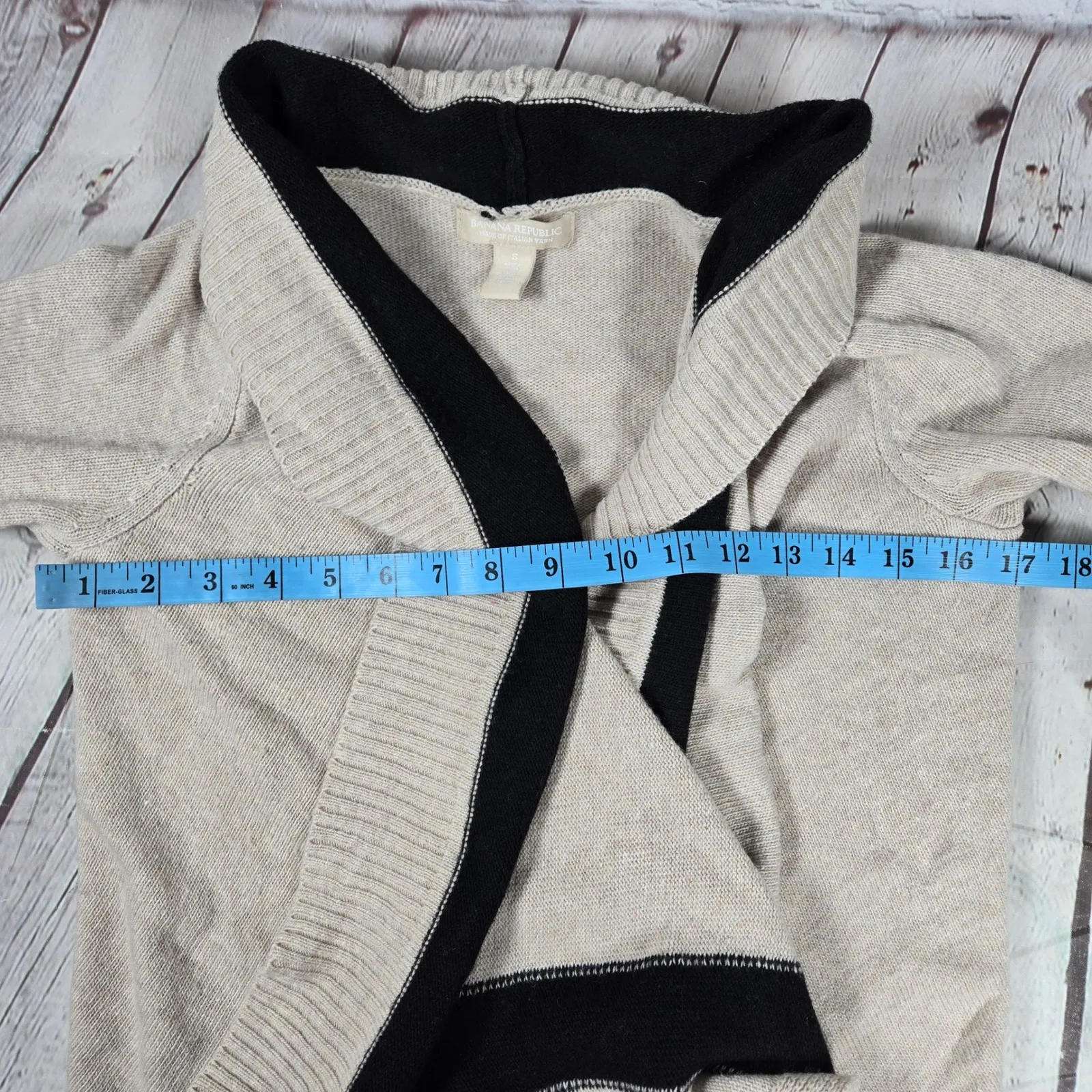 Banana Republic Women Italian Yarn Merino Wool Cashmere Blend Cardigan Sweater S - Image 6