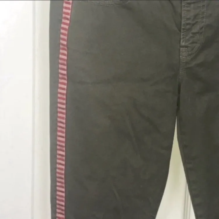 J.‎ Crew Size 25 Green Toothpick Jean Side Stripe Skinny Jean In Tux Stripe - Image 4