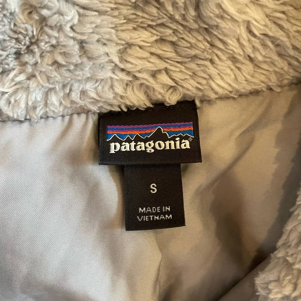 Patagonia Worn Wear Women’s Los Gatos Fleece Jacket – Size Small, Gray - Image 2