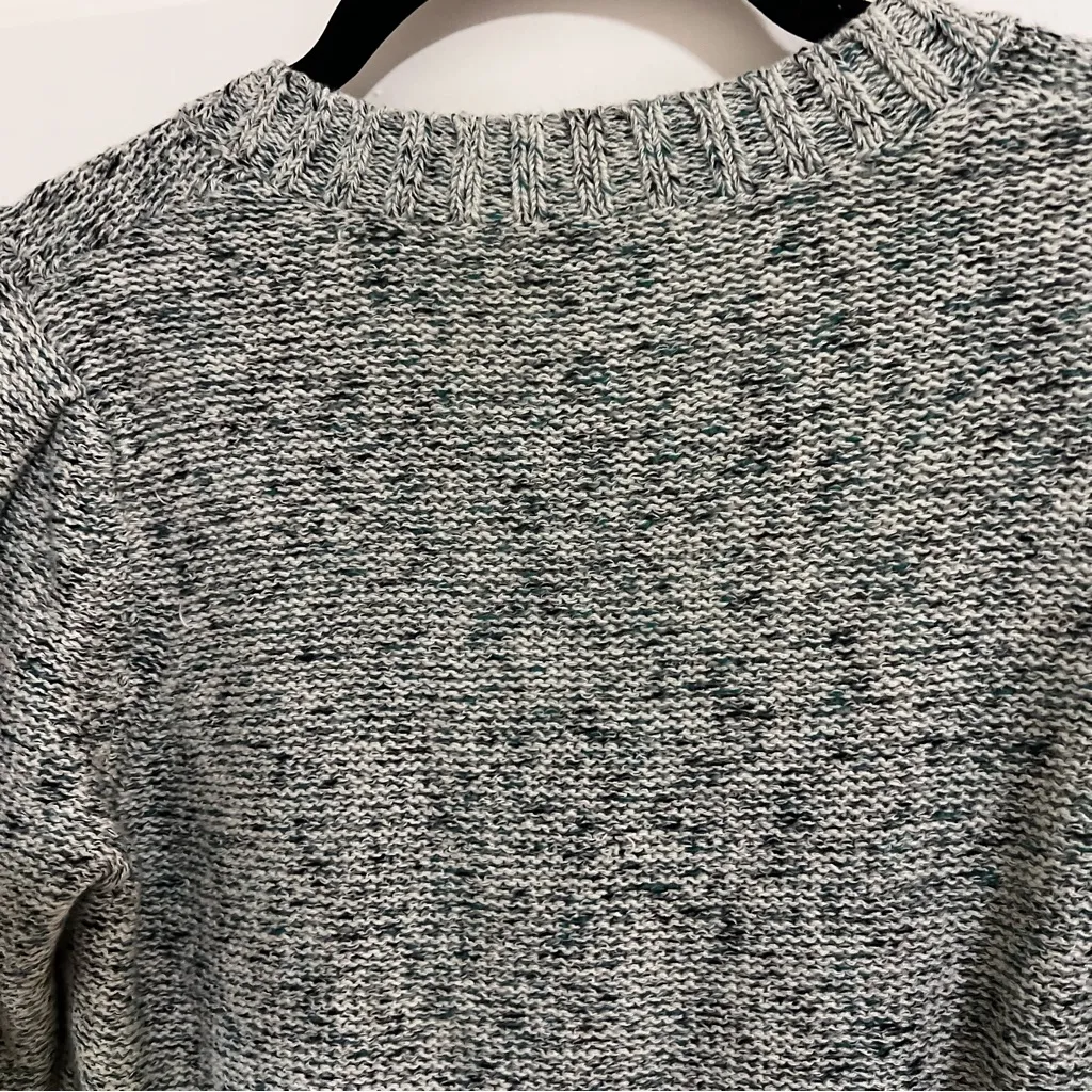 Ann Mashburn V Neck Green Knit Sweater - Image 6