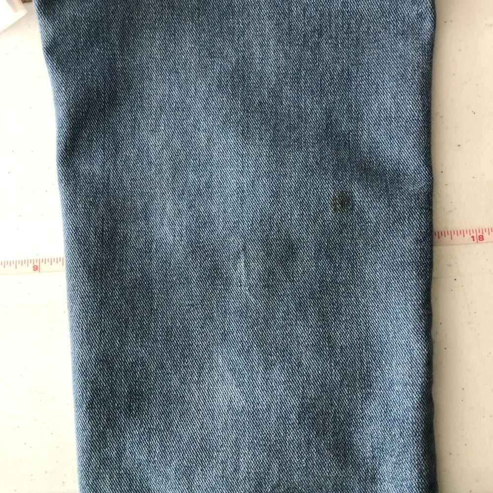 NastyGal Womens Jeans High Rise Distressed Tapered Medium Wash 10 - Image 6