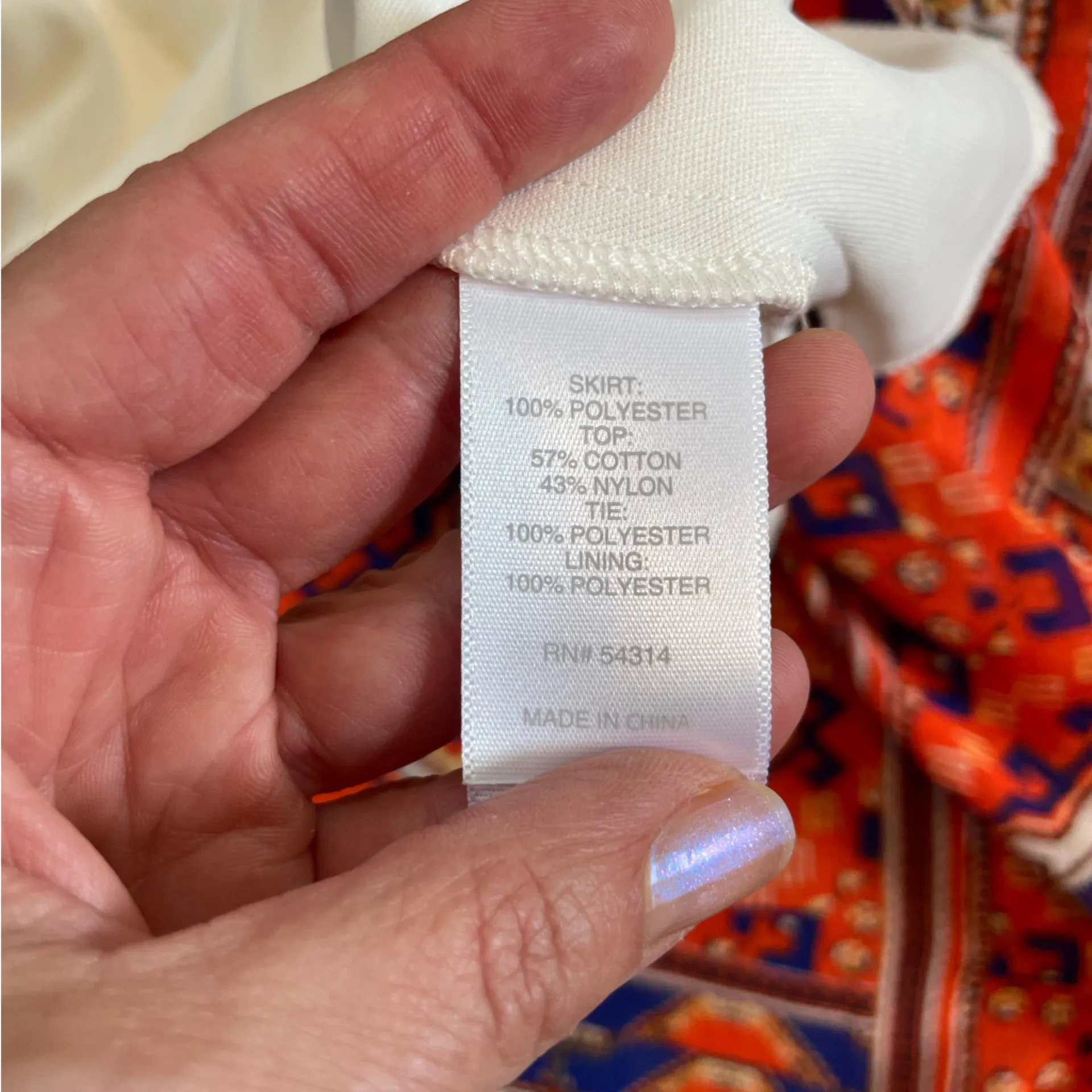 Bisou Bisou Lace Handkerchief Hem High Low Flowy Dress Size 10 - Image 11