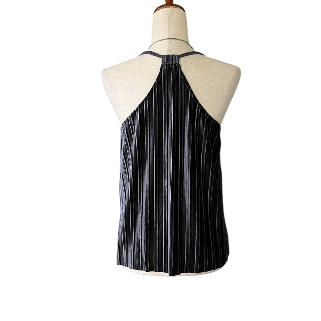 Charming Charlie Charcoal Velour Racer Back Top - Image 7