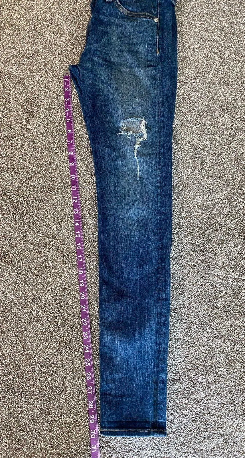 Rag & Bone /JEAN Warren Distressed Skinny Jeans Size 28 - Image 8