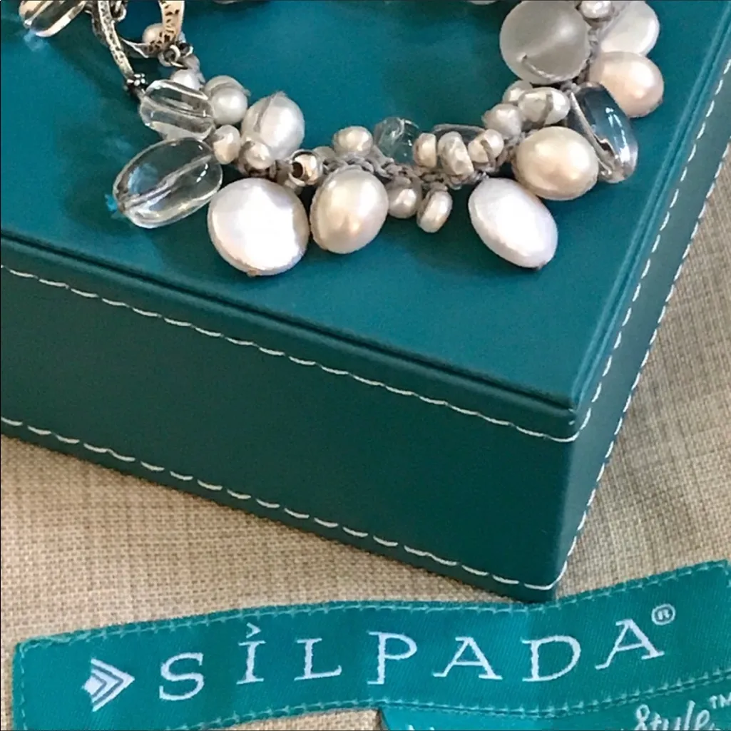 Silpada  Effervescence Bracelet Pearl Quartz - Image 3
