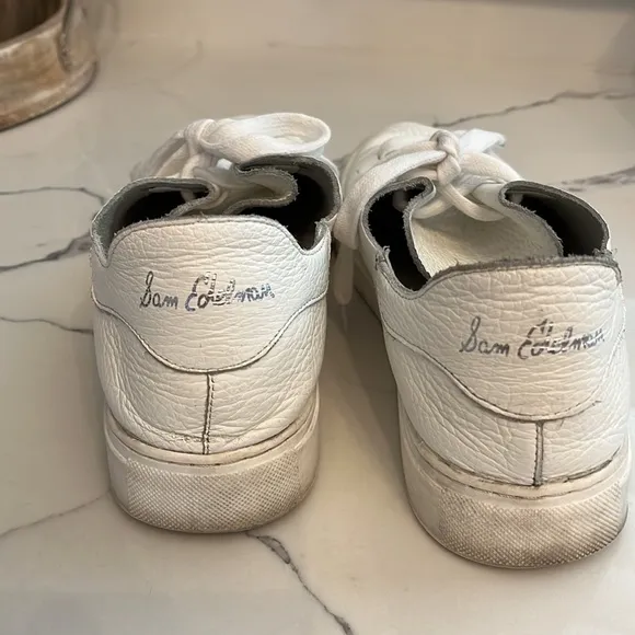 Sam Edelman white leather sneakers 👟 - Image 2