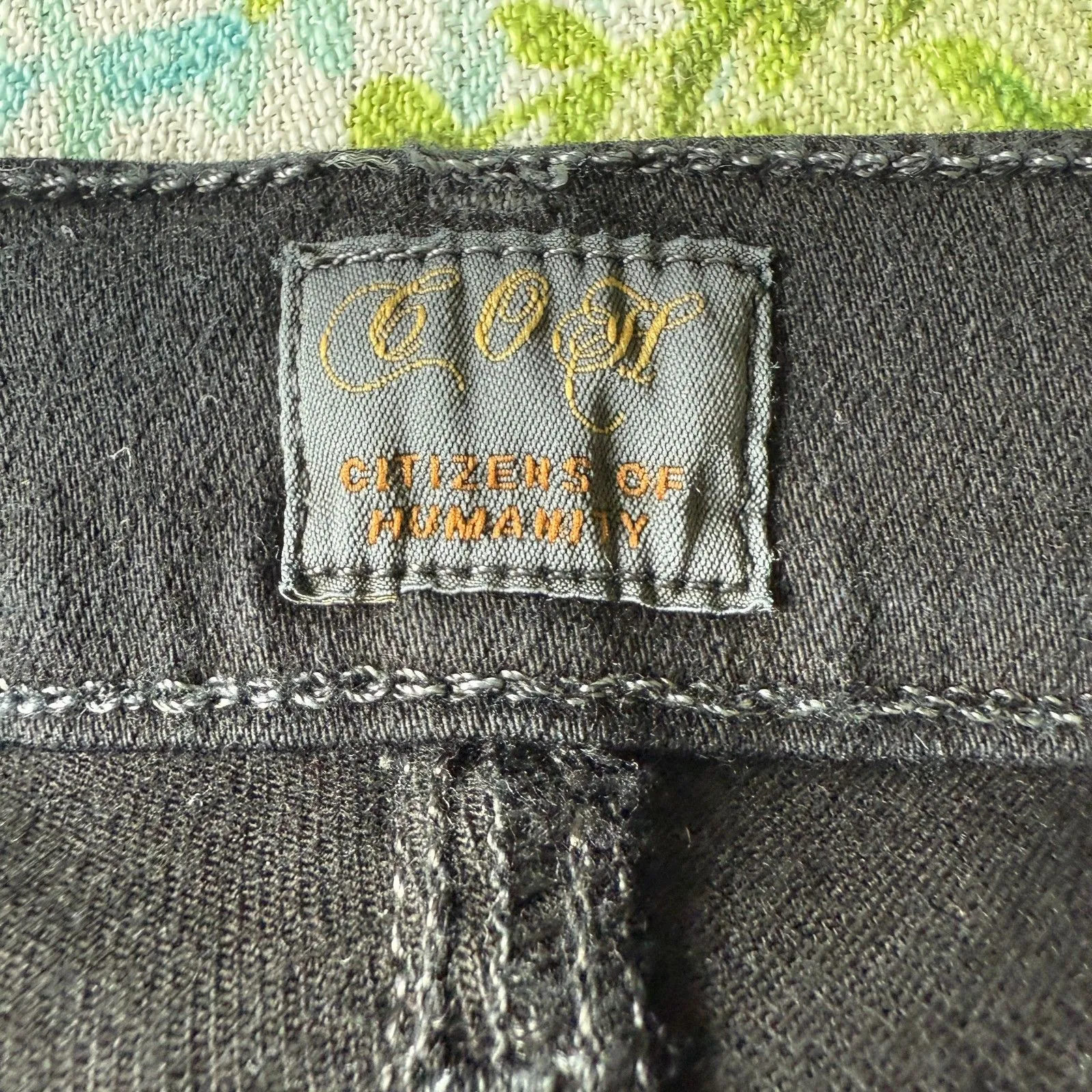 Citizens of Humanity Black Avedon Ultra Slick Skinny Jeans Stretchy Size 27 - Image 6