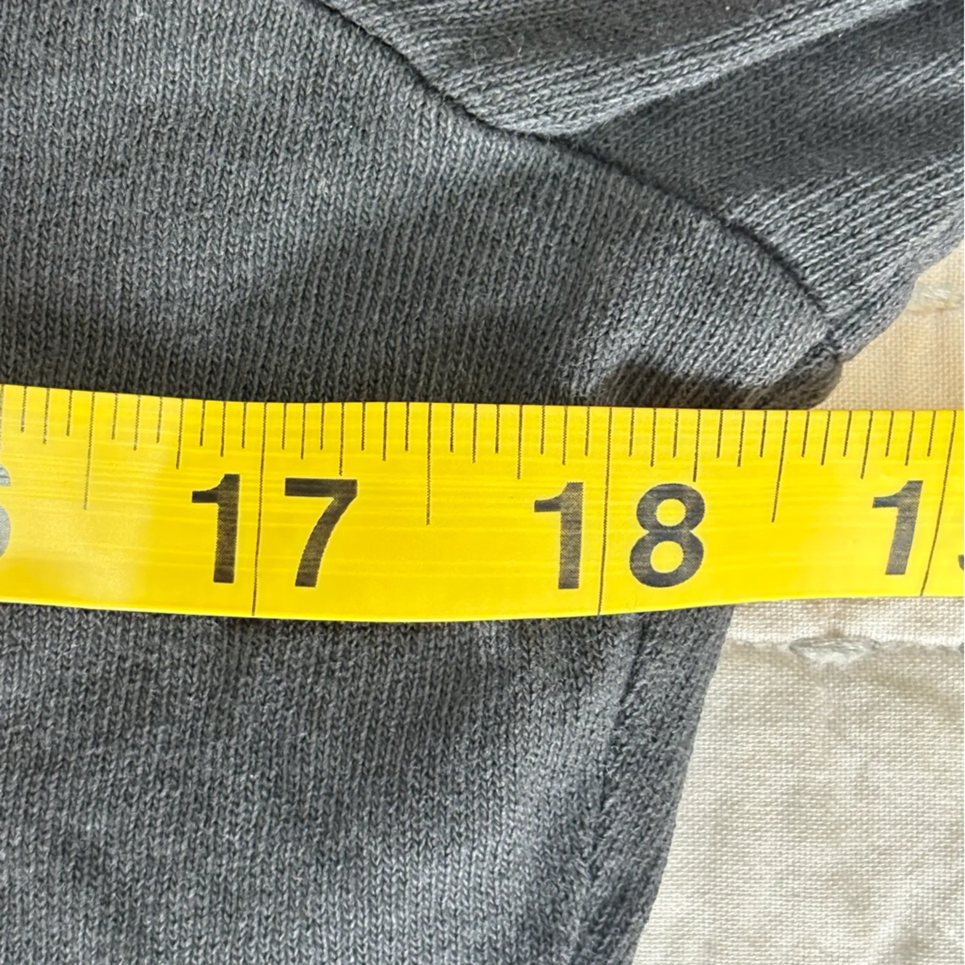 Nili Lotan Dark Grey Cotton Fleece Button - Image 5