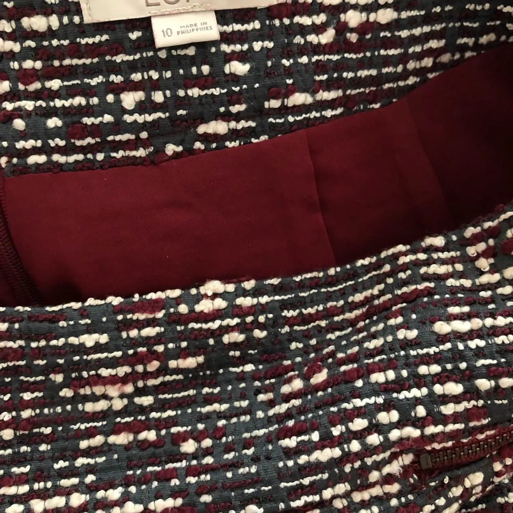 LOFT Tweed A-Line Skirt - Image 6