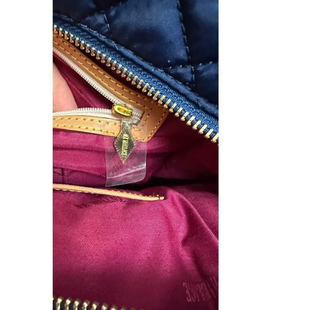 MZ Wallace Quilted Bag Leather Trim and Pouch - Image 3