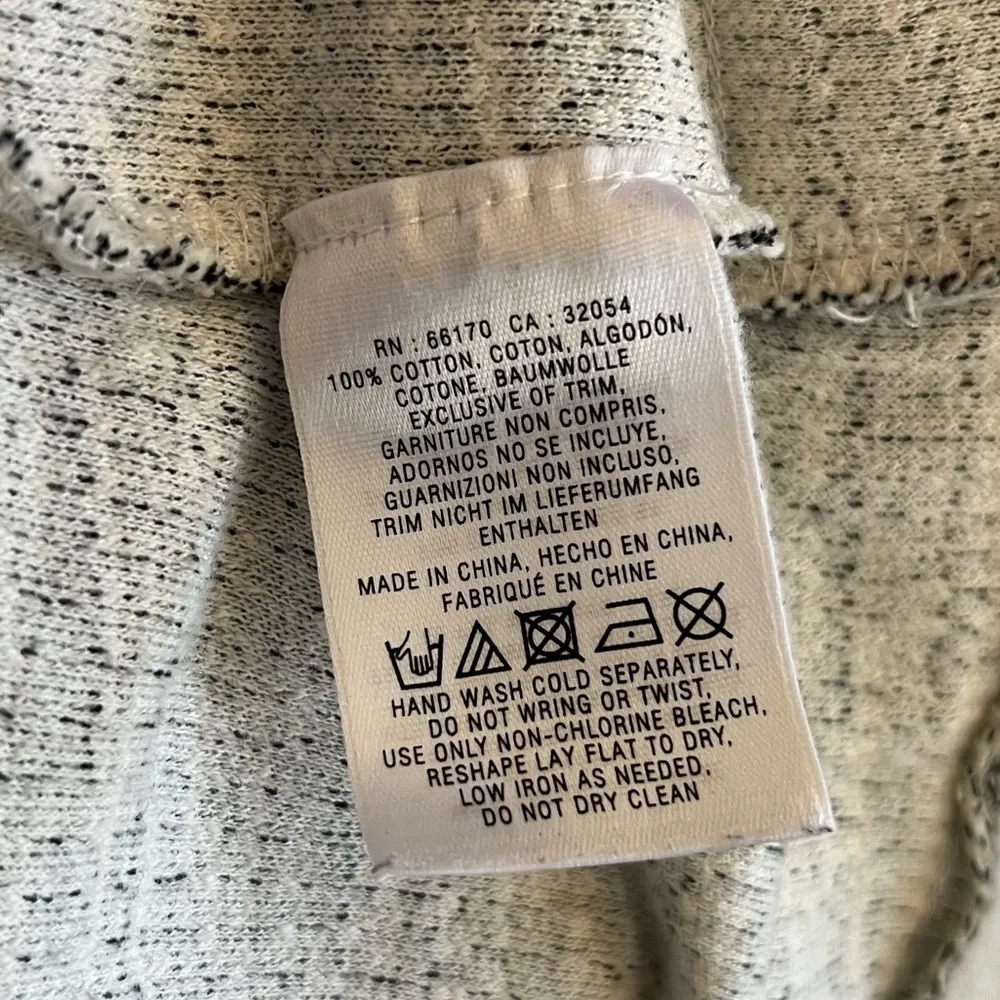 Anthropologie Tunic Postmark Beverly Crochet Knit Mini Dress Heather Grey XS EUC - Image 13