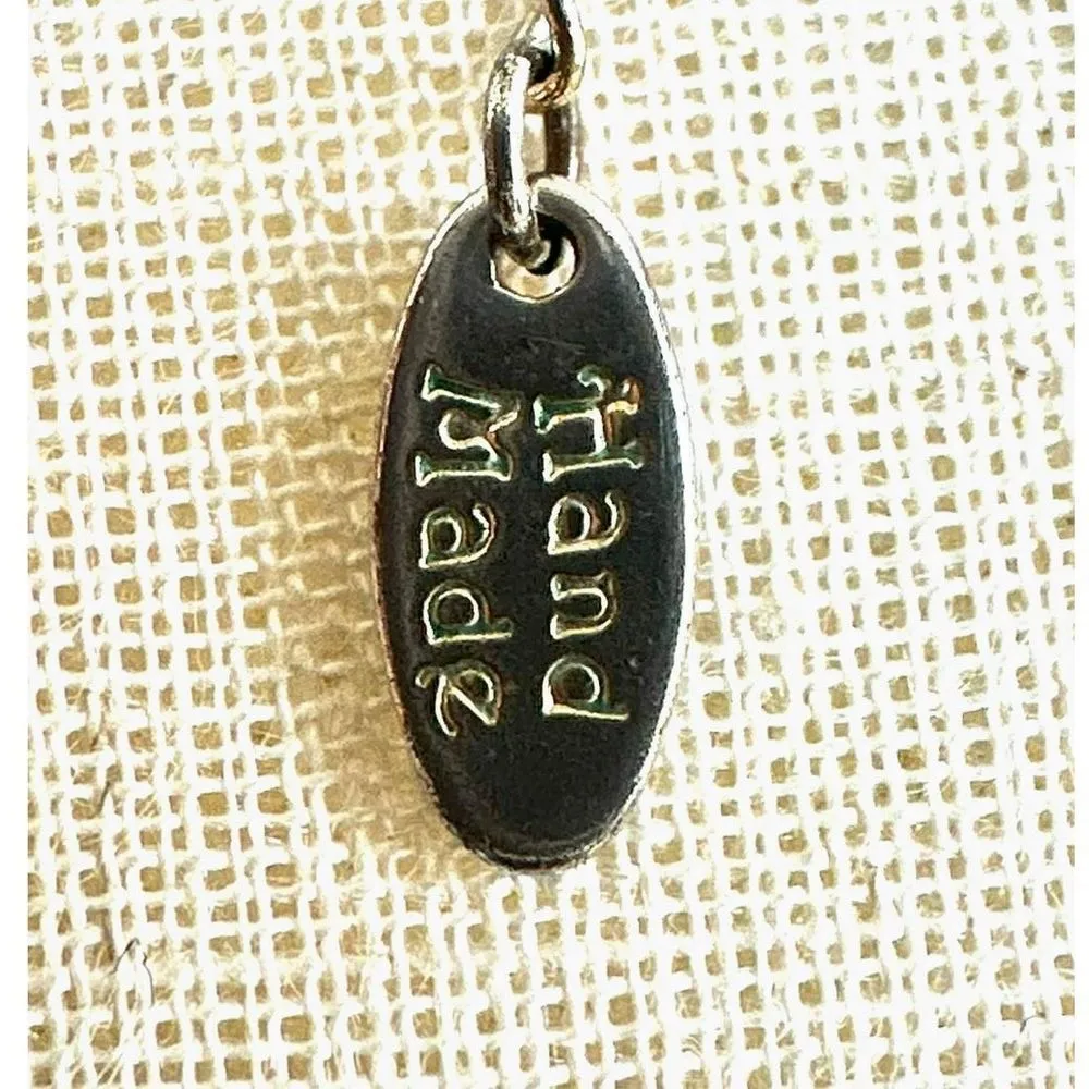 Hand Made gold tone Taurus pendant necklace - Image 4