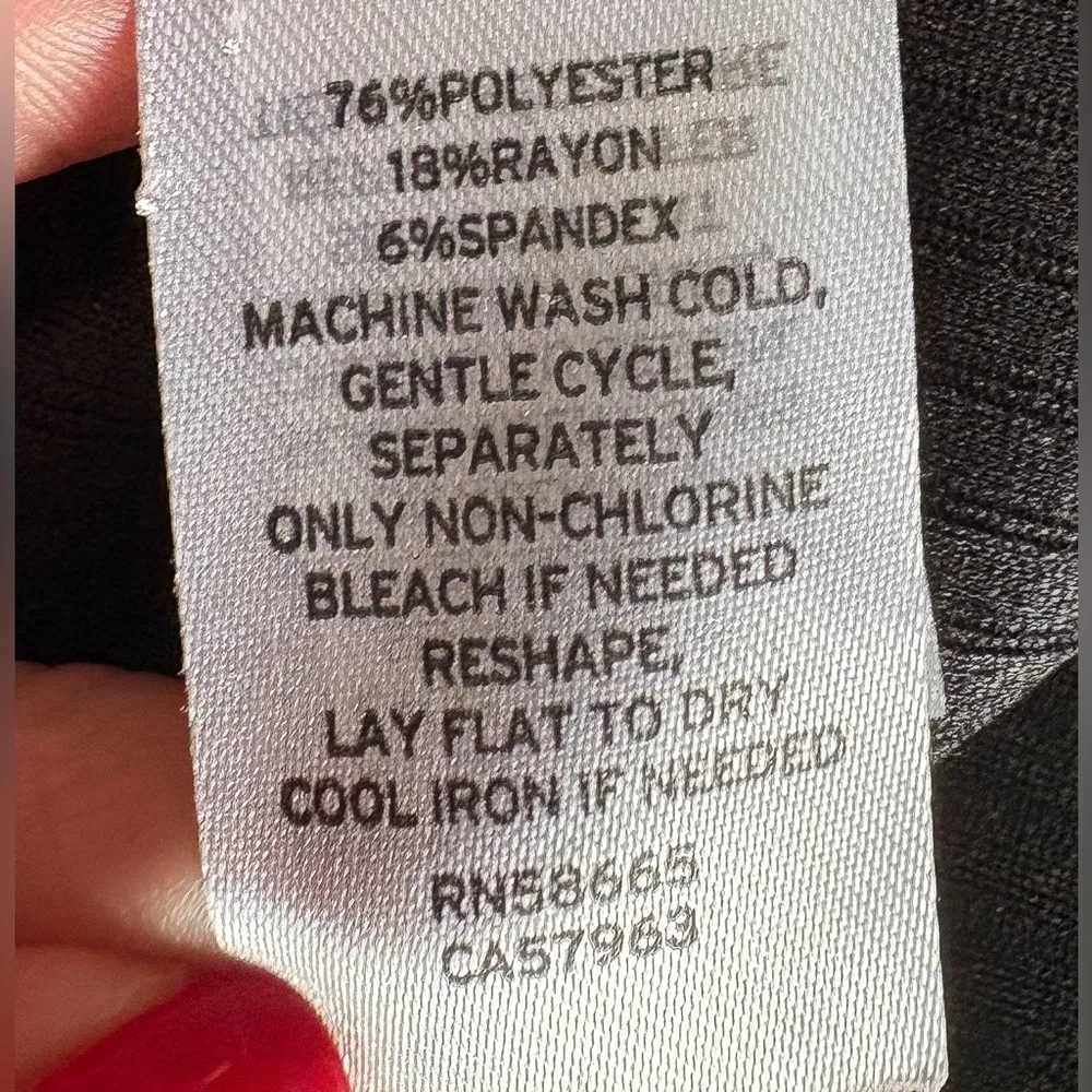 Halogen Knit Black Top Size Large NWOT‎ - Image 3