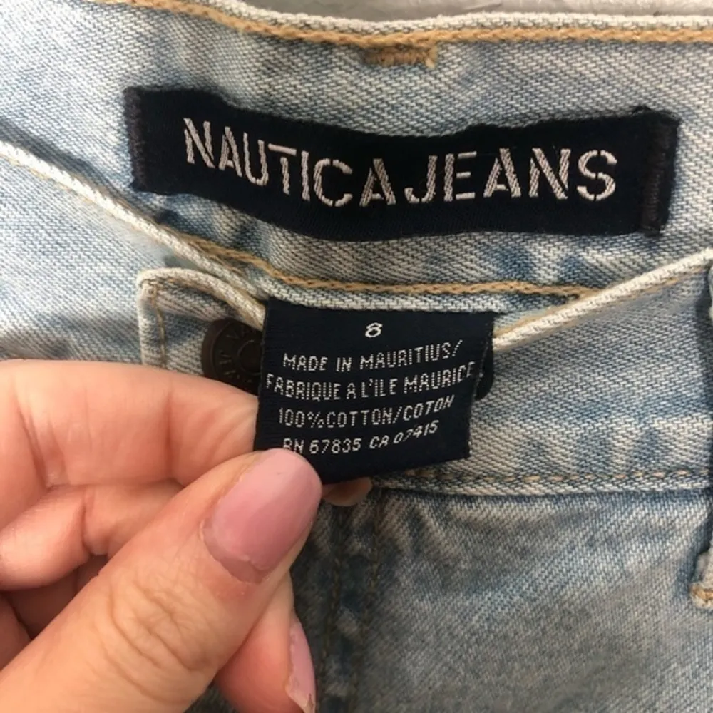 VINTAGE nautica high rise jean shorts mom shorts - Image 3