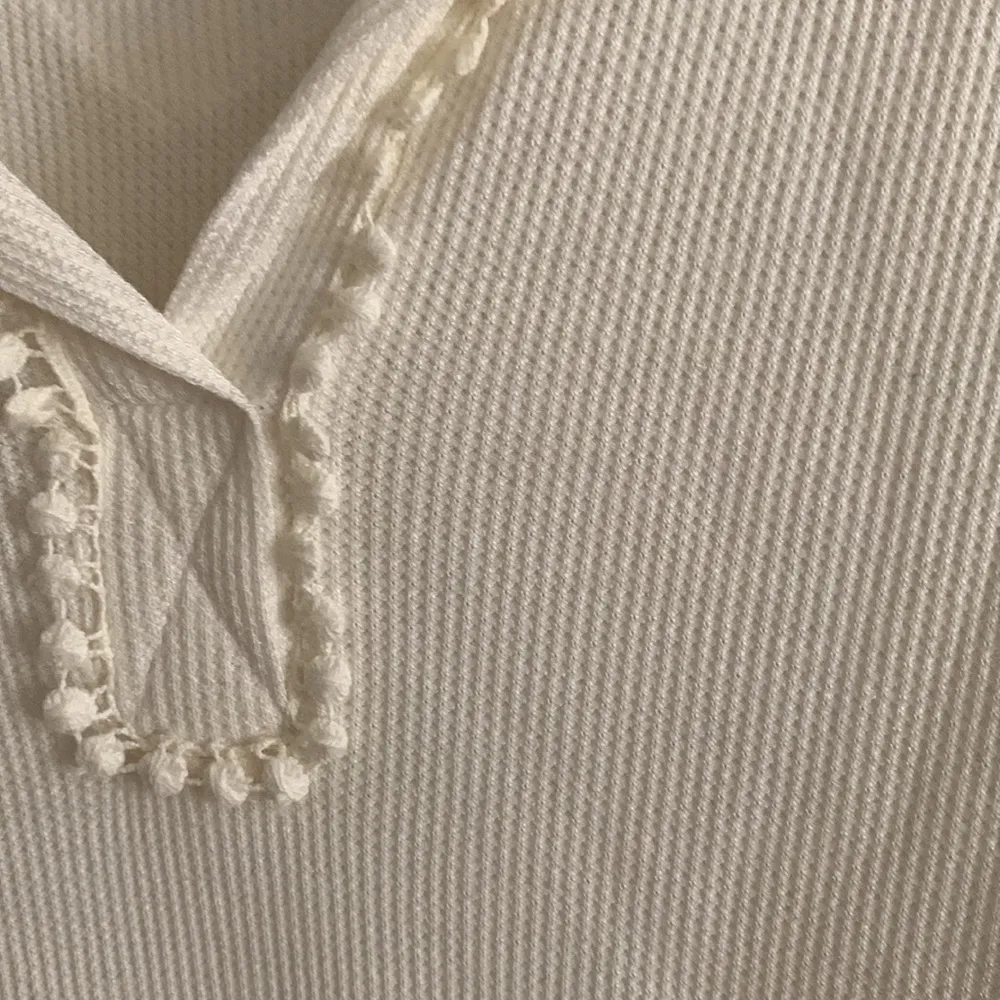 Lucy Love Hemingway Ivory Thermal Long Sleeve Top - Image 3