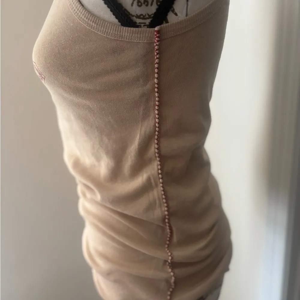 Dale Earnhardt Graphic Tank Top Size Small Tan - Image 4