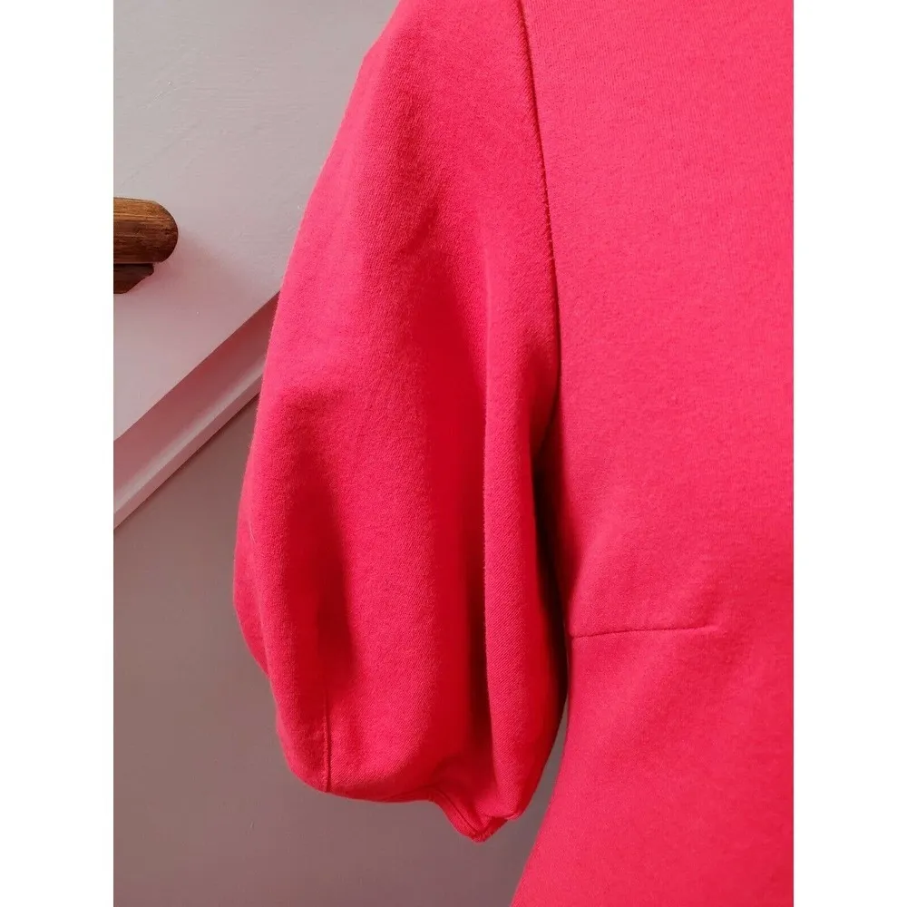 Jade Women's Solid Red 100% Cotton V - Image 4