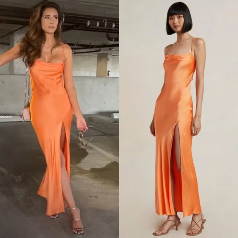 Bec & Bridge Annika Gown Maxi Dress in‎ Orange Size US 8 - Image 2