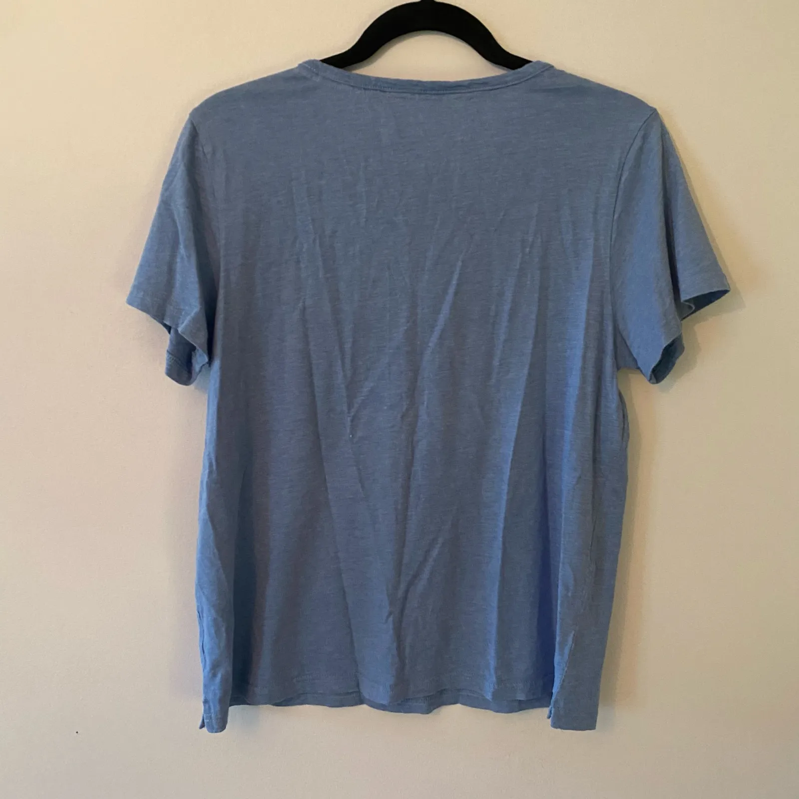 Life Is Good Blue Short Sleeve Sunset Ocean T-Shirt Casual Women's size Large - Image 6