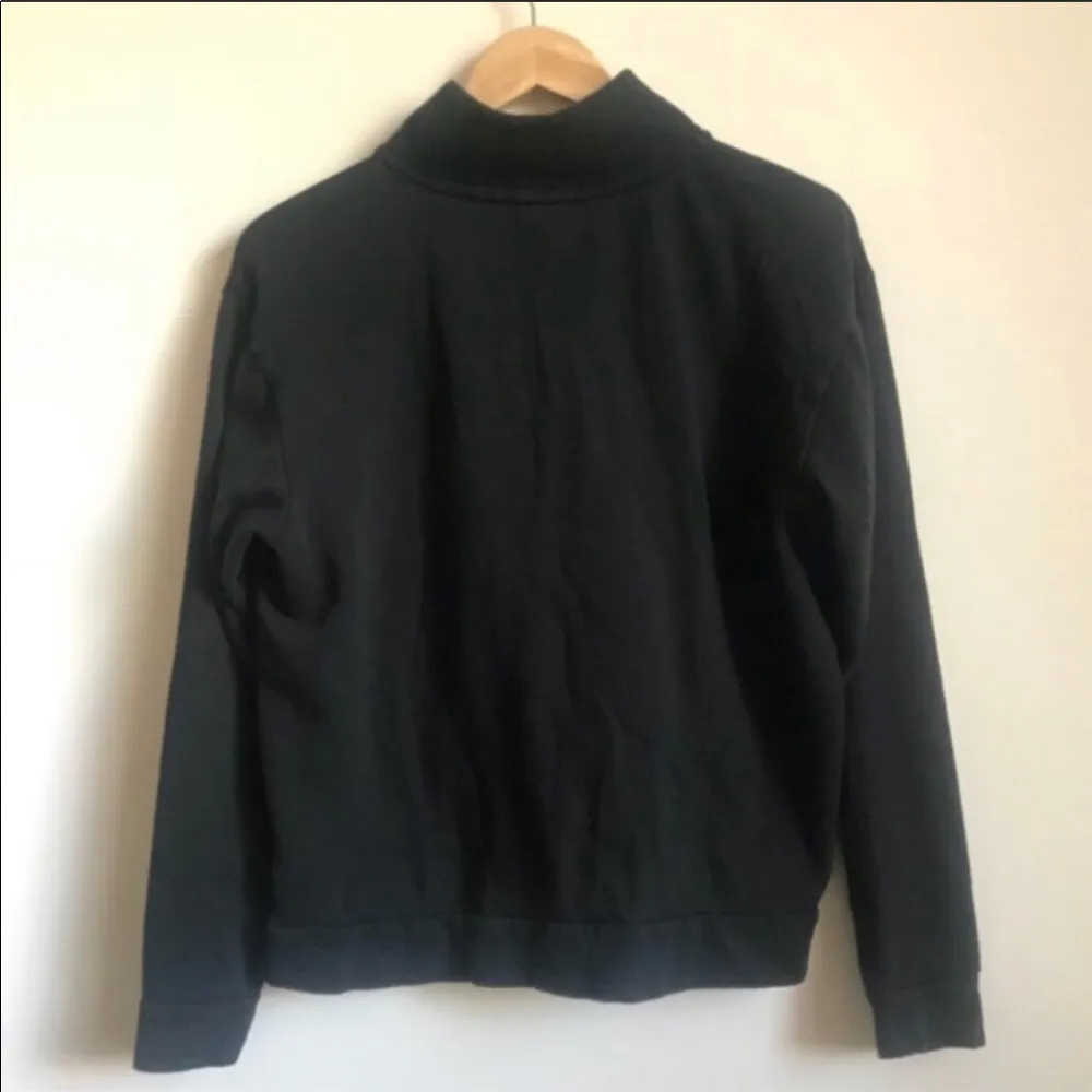 VS black sequin half zip up pullover - Image 6