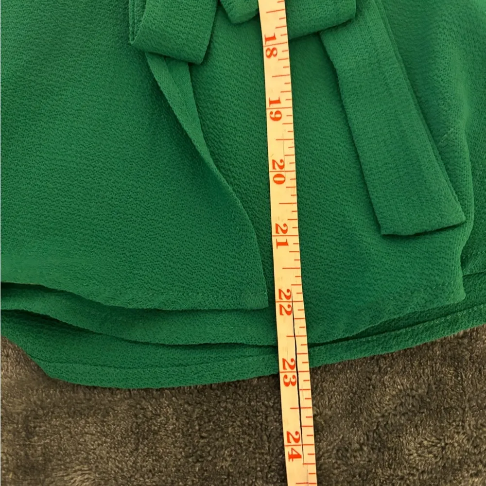 Monteau  Emerald Ruffle Wrap Top - Image 6