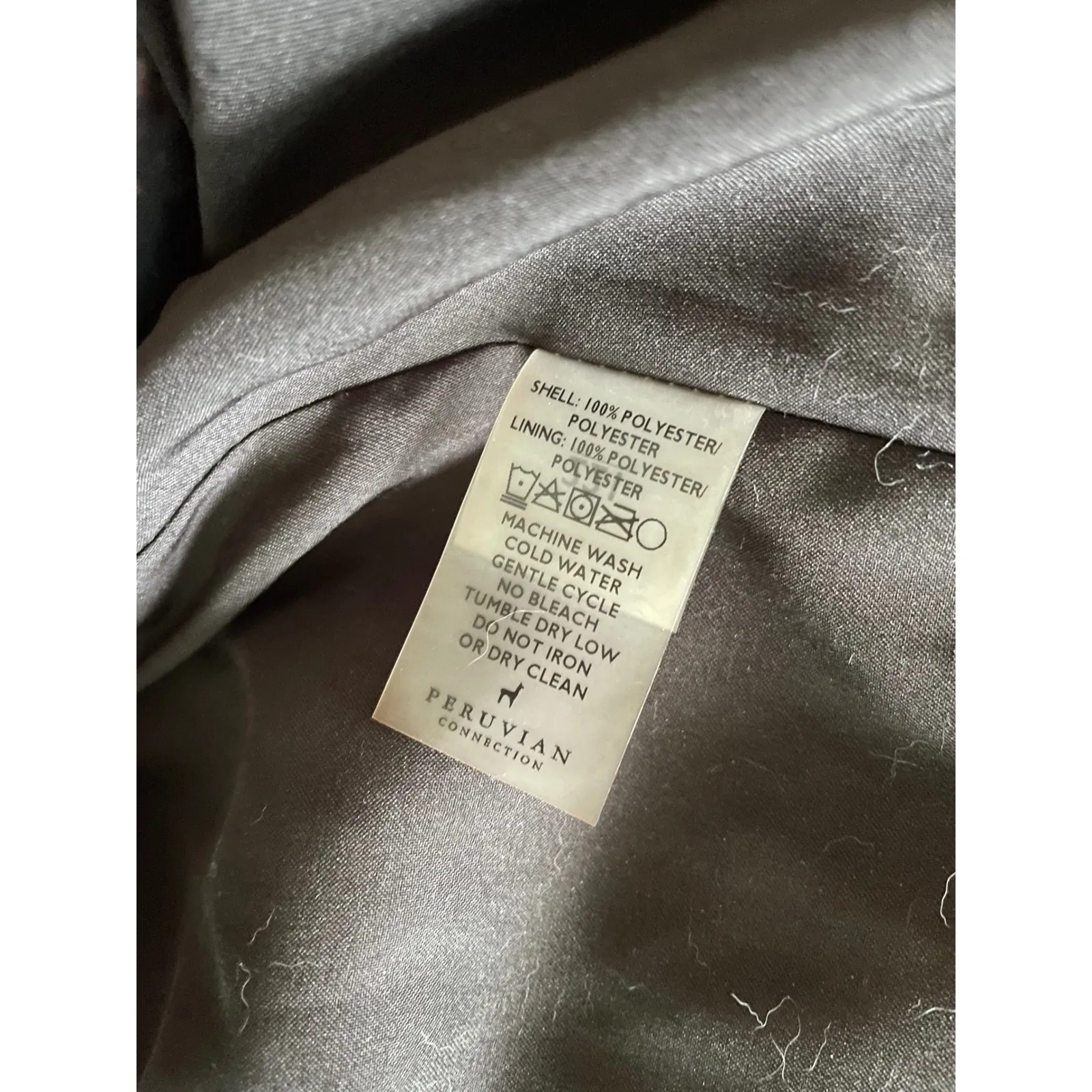 Peruvian Connection Mariposa Puffer‎ Jacket Womens Medium Abstract Print Coat - Image 5