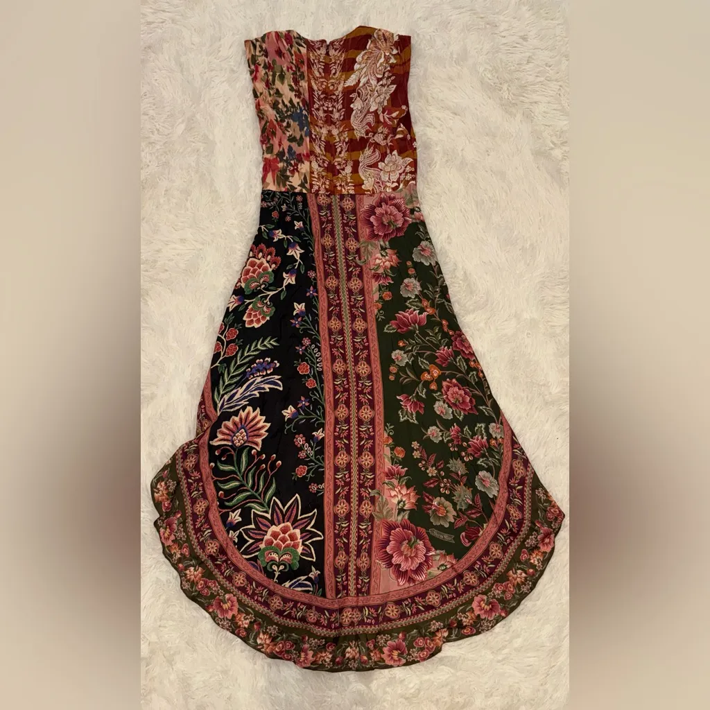 NEW FARM RIO Mixed Winter Garden Sleeveless Maxi Dress Sz M - Image 6