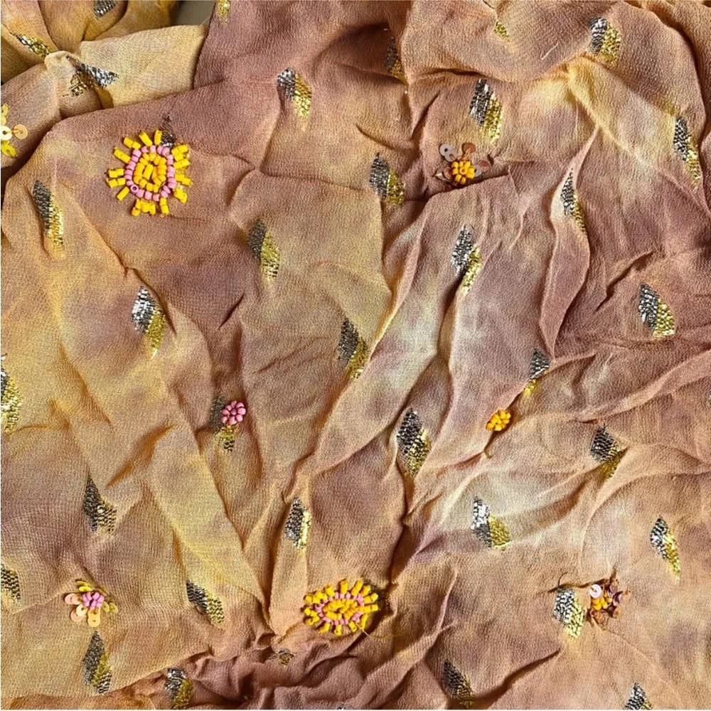 Zara limited edition beaded dye mini dress NWT - Image 9